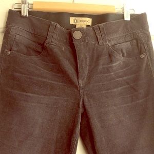 Suede/corduroy pants